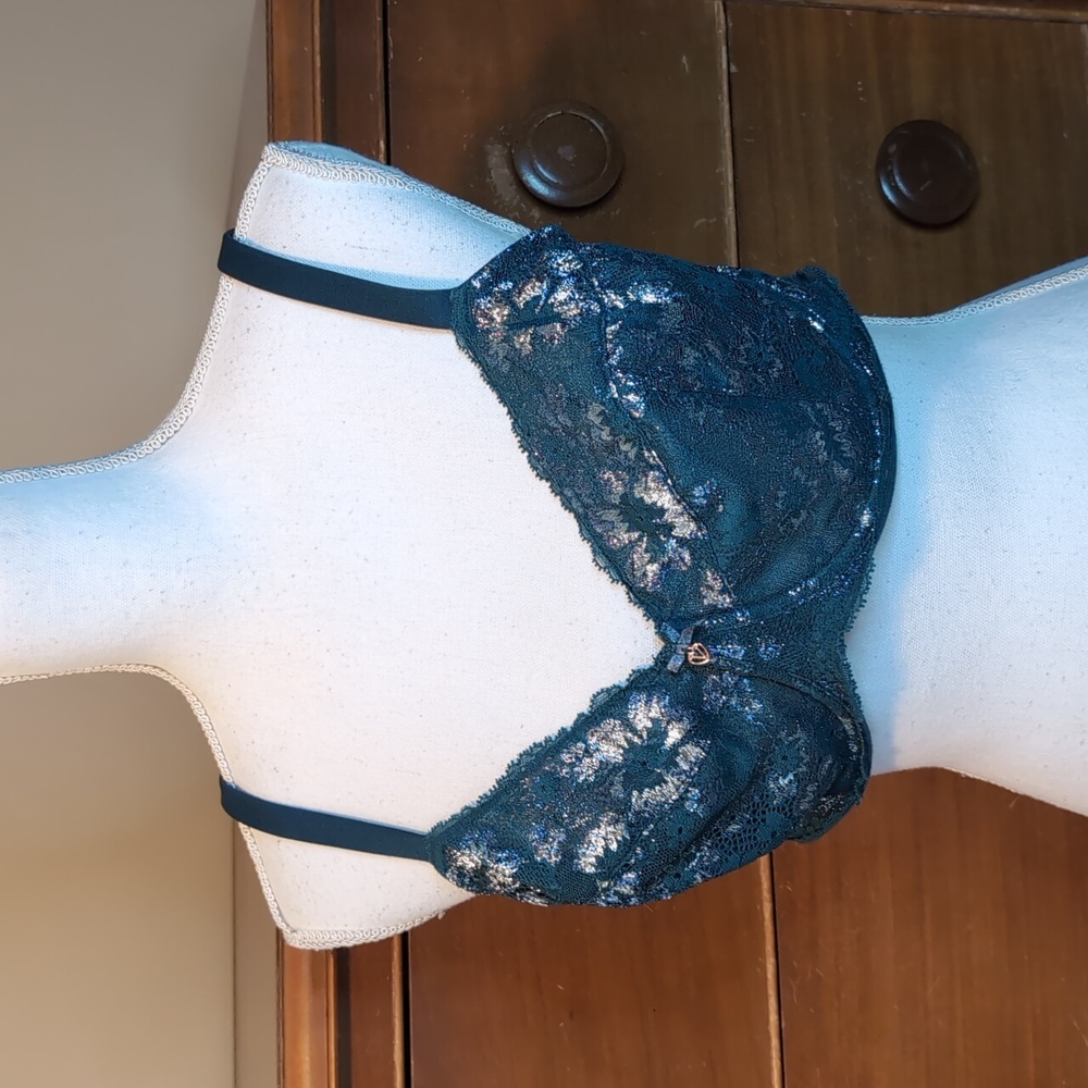 Body by Victoria VICTORIA'S SECRET Unlined Stretch Lace Demi Bra 38DD - Picture 2 of 13